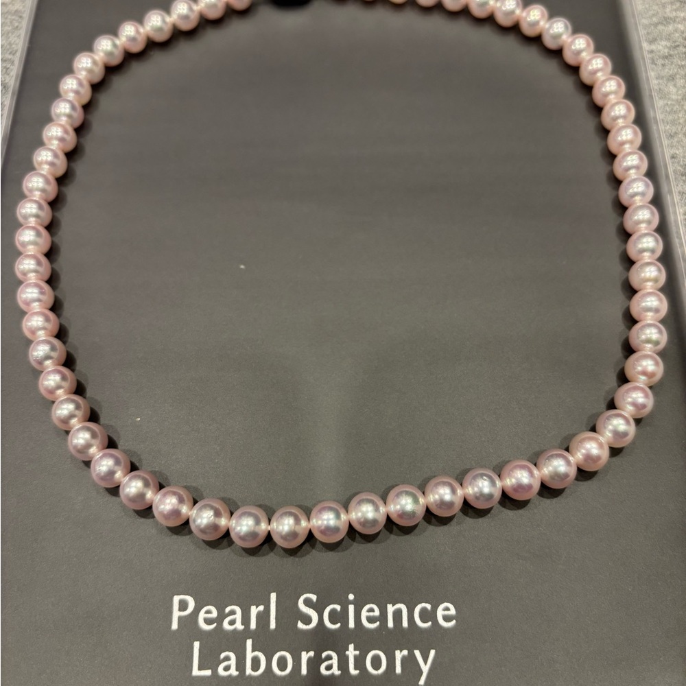 Authentic top grade Japanese pearl necklace
